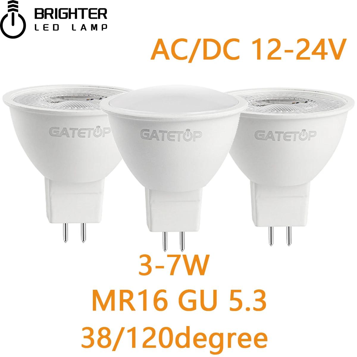 MR16 LED ƮƮ, 38/120  AC DC LED, 12V-24V, øĿ  , 3W -7W, Ȩ  , 10 